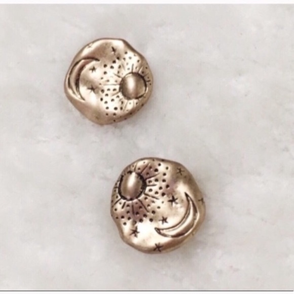 Jewelry - Sun Moon Star Studs Dainty Starry Night Earrings